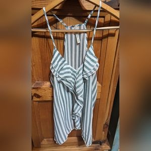 DNA Couture, striped strappy, women's size medium